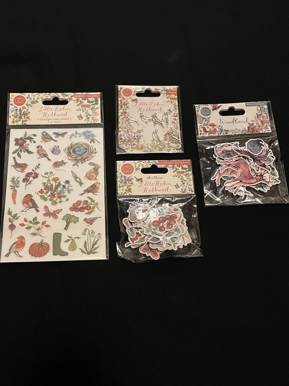 Flora Fauna and Gingham Scrapbooking Lot
